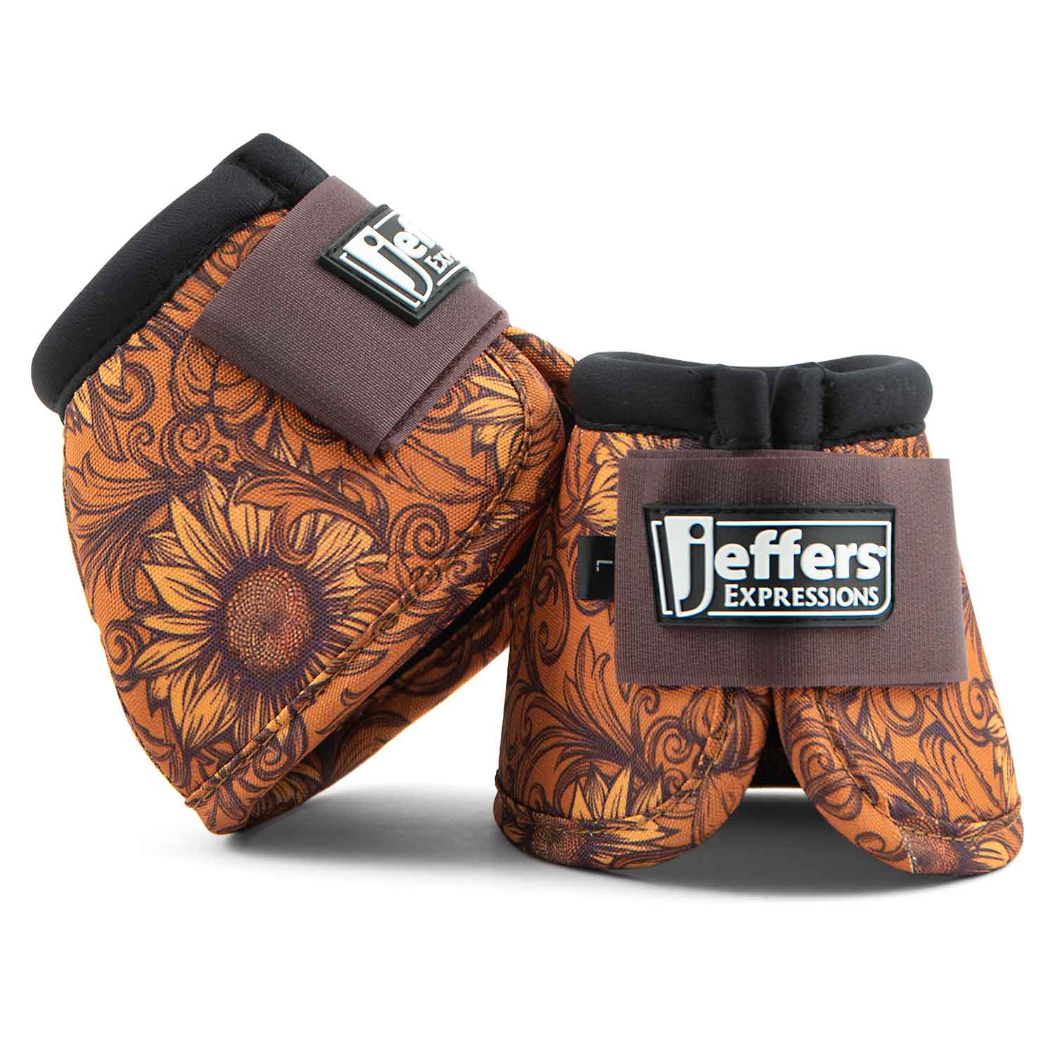 Jeffers Expression No-Turn Bell Boots for Horses, Pair - Pick Your Design!