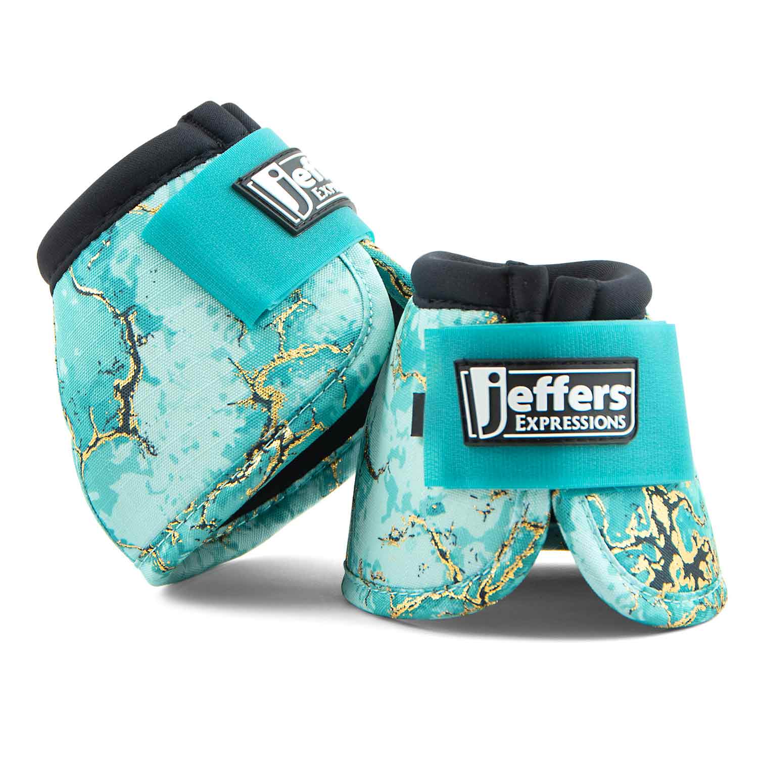 Jeffers Expression No-Turn Bell Boots for Horses, Pair - Pick Your Design!