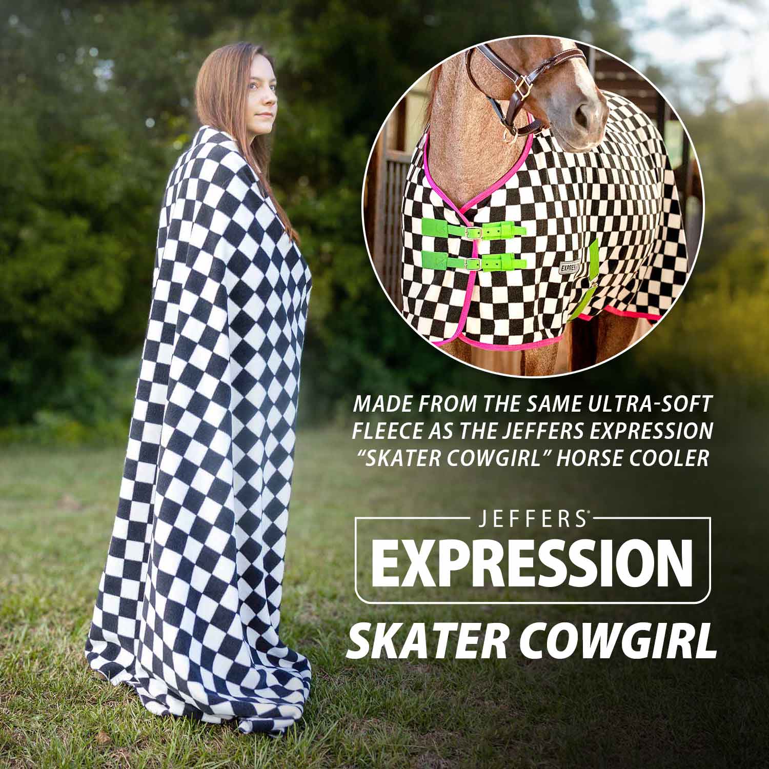 Jeffers Expression Oversized Fleece Throw Blanket - Pick Your Print!