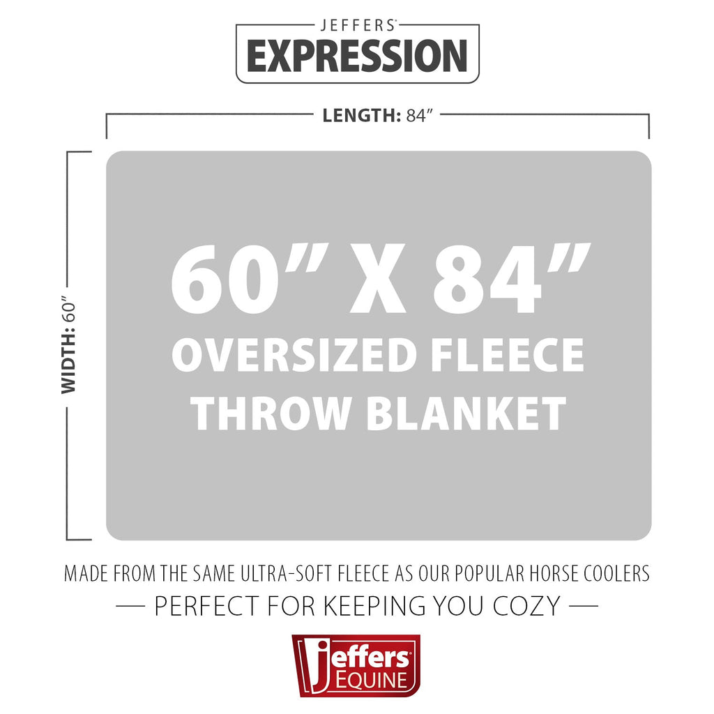 Jeffers Expression Oversized Fleece Throw Blanket - Pick Your Print!