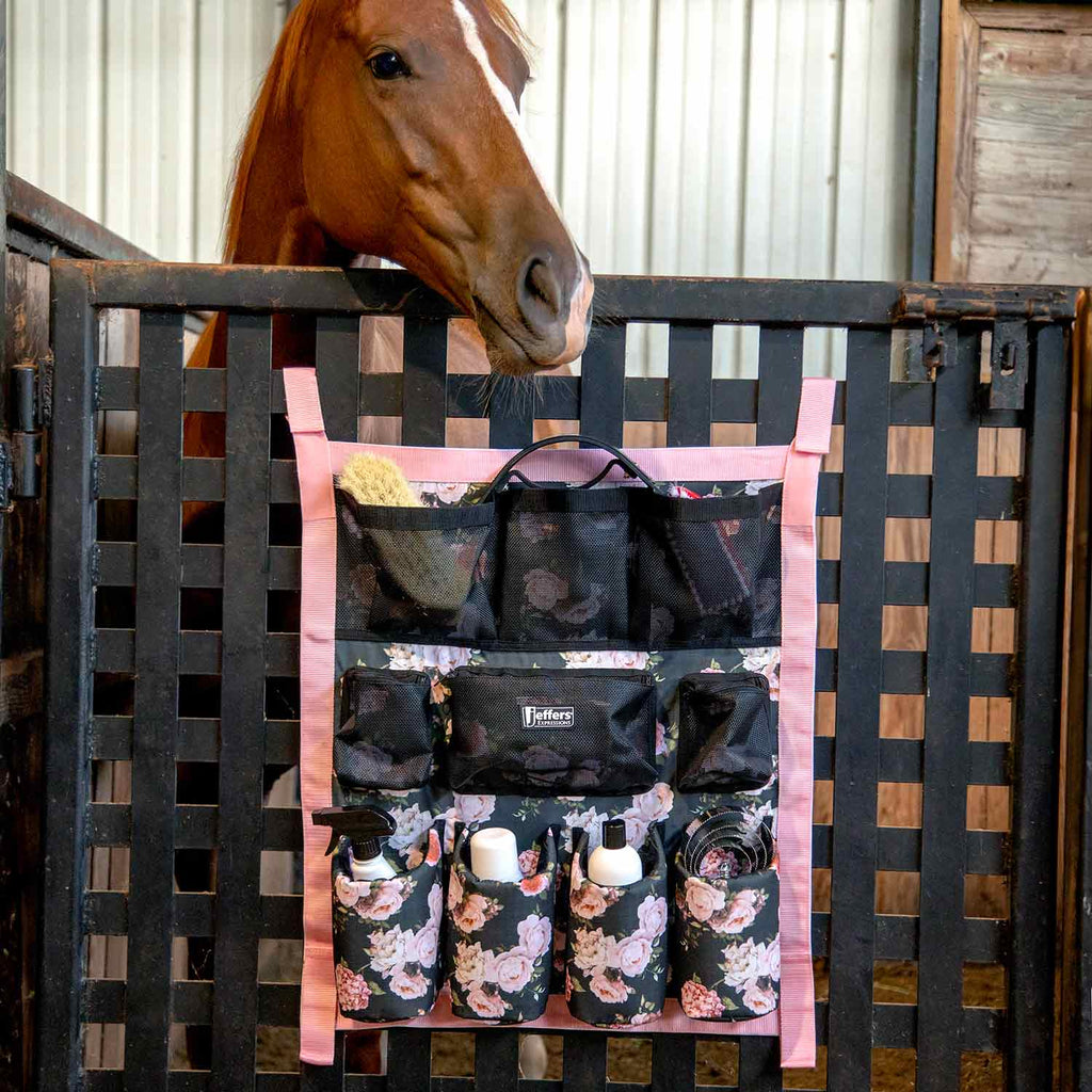 Jeffers Expression Trailer Door Horse Grooming Caddy - Pick Your Design!