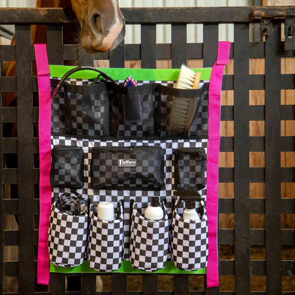 Jeffers Expression Trailer Door Horse Grooming Caddy - Pick Your Design!
