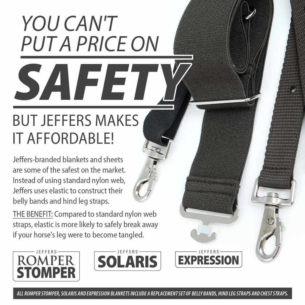 Jeffers Expression 1200 Denier Standard Neck Turnout Horse Blanket, 240 Gram - Pick Your Design!