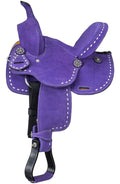 King Series Stratford Suede Barrel Saddle - Multiple Colors