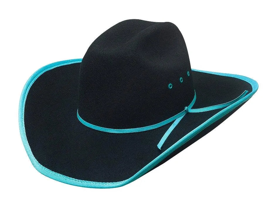 Bullhide | Leave Your Mark Children's Wool Felt Cowboy Hat - Pink & Blue!