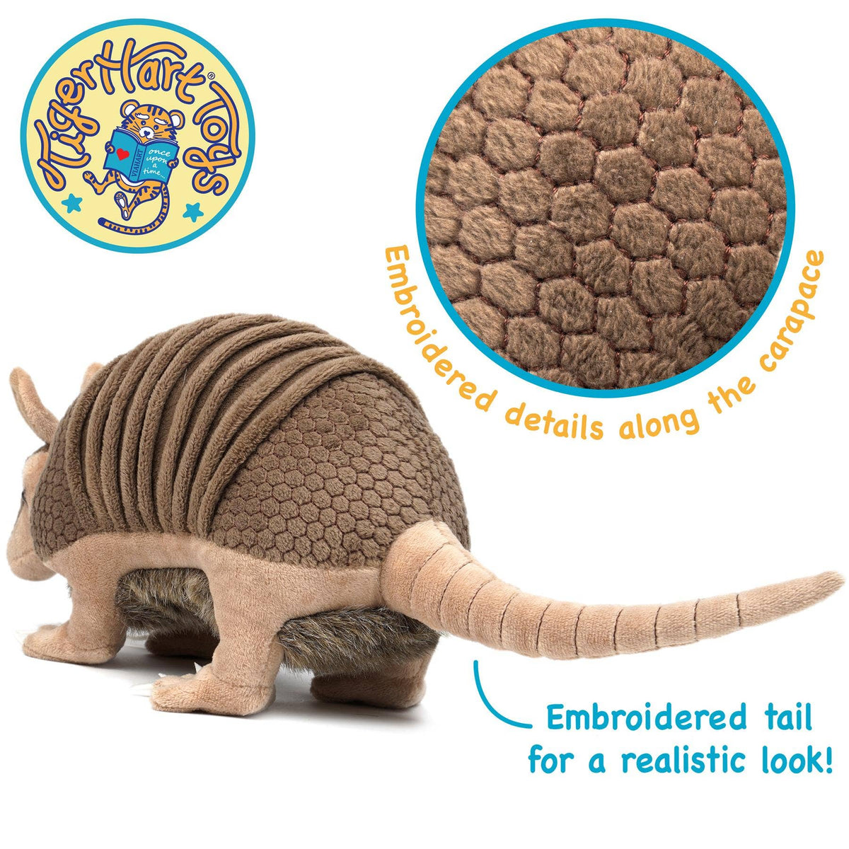 Mike the Texas Armadillo 10" Premium Plush — Western Critter