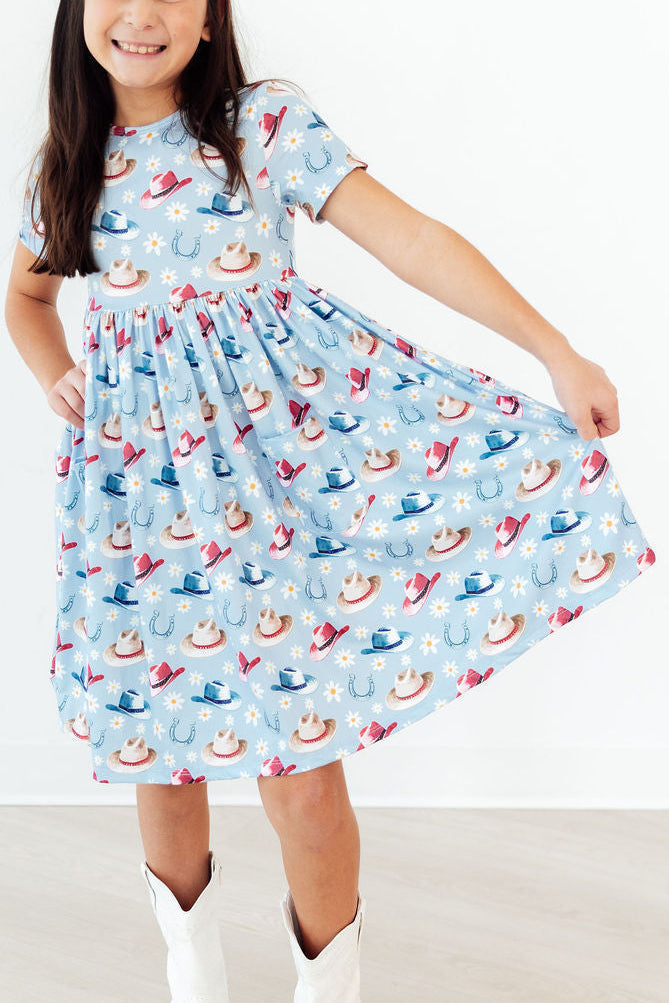 The Tip Your Hat S/S Pocket Twirl Dress
