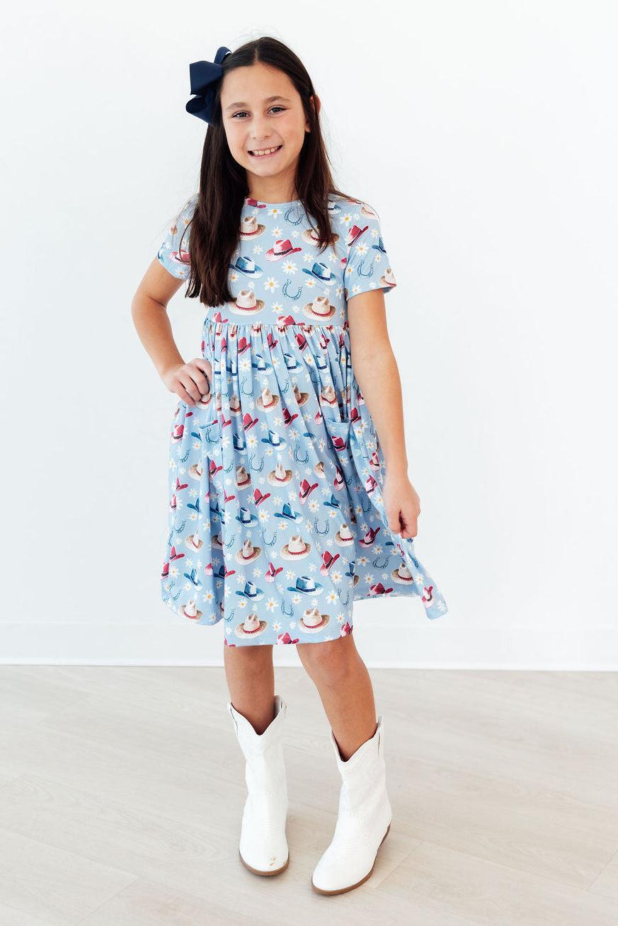 The Tip Your Hat S/S Pocket Twirl Dress