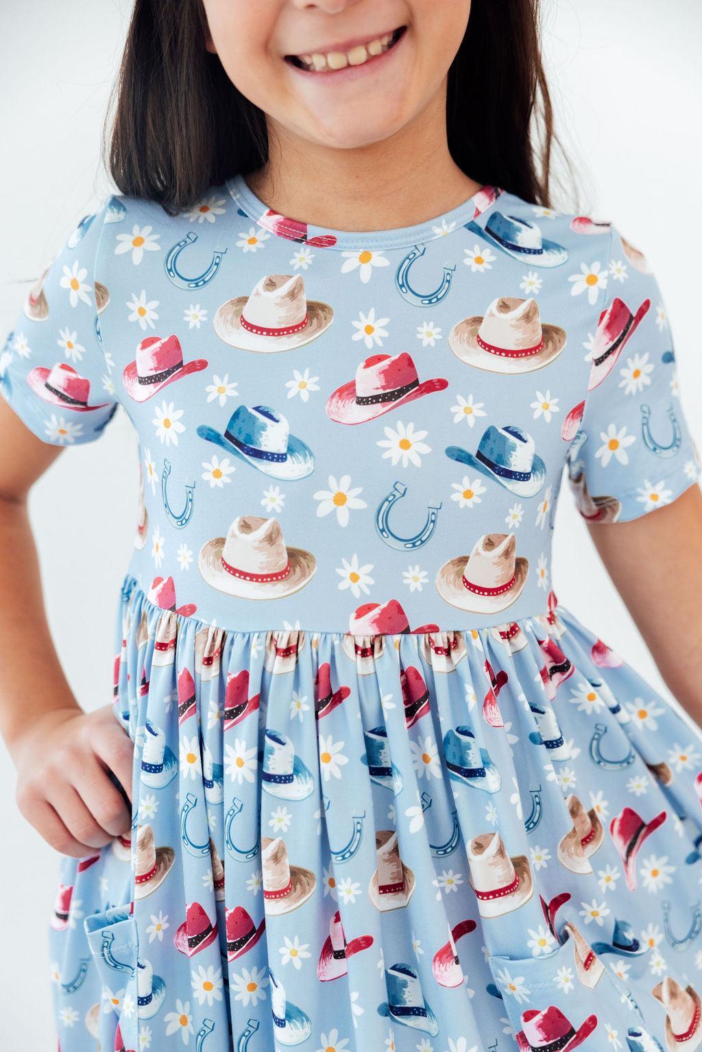 The Tip Your Hat S/S Pocket Twirl Dress