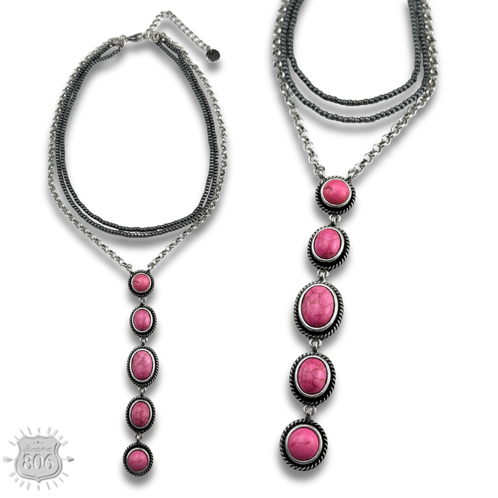 The Mercedes Drop Y Necklace - 2 Colors!