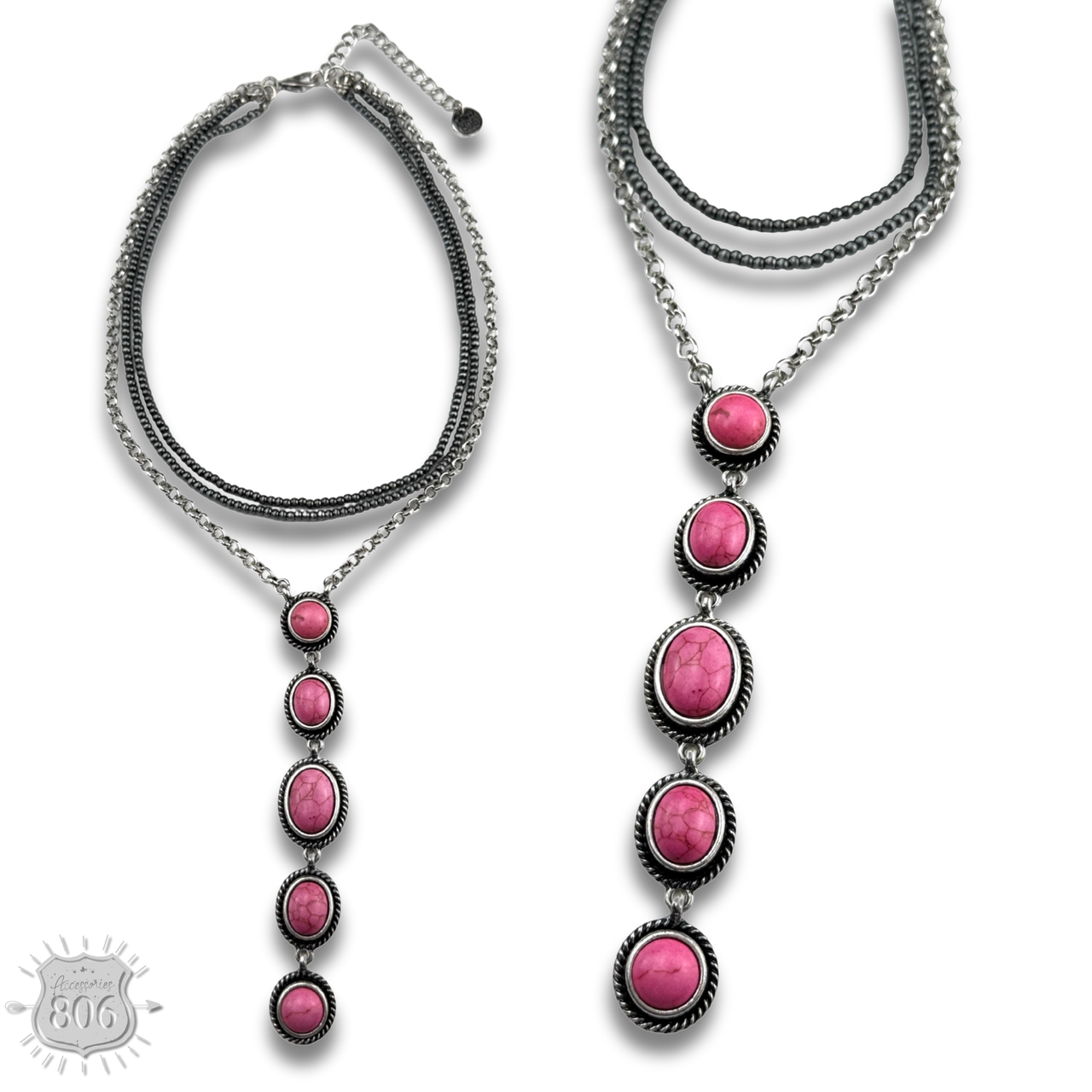 The Mercedes Drop Y Necklace - 2 Colors!