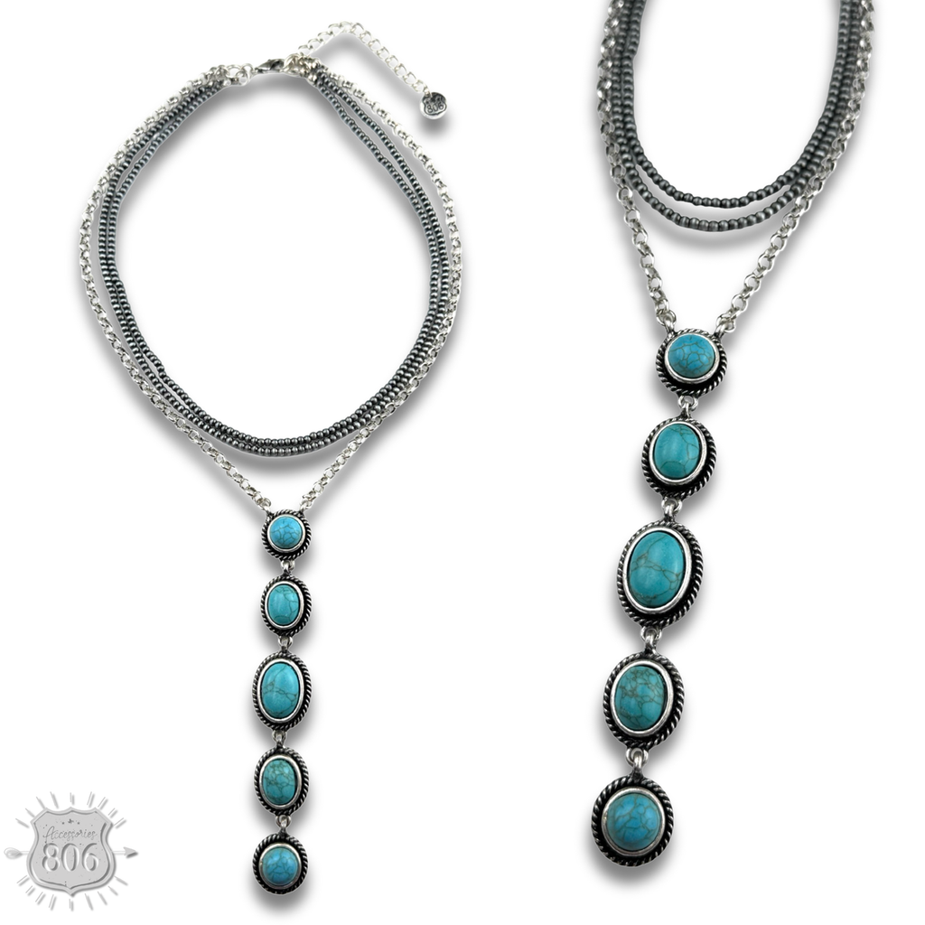 The Mercedes Drop Y Necklace - 2 Colors!