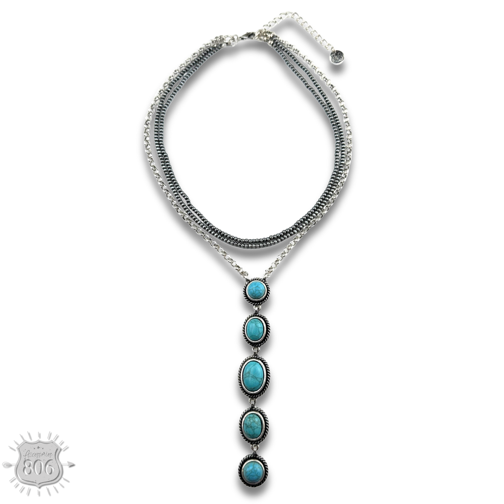 The Mercedes Drop Y Necklace - 2 Colors!