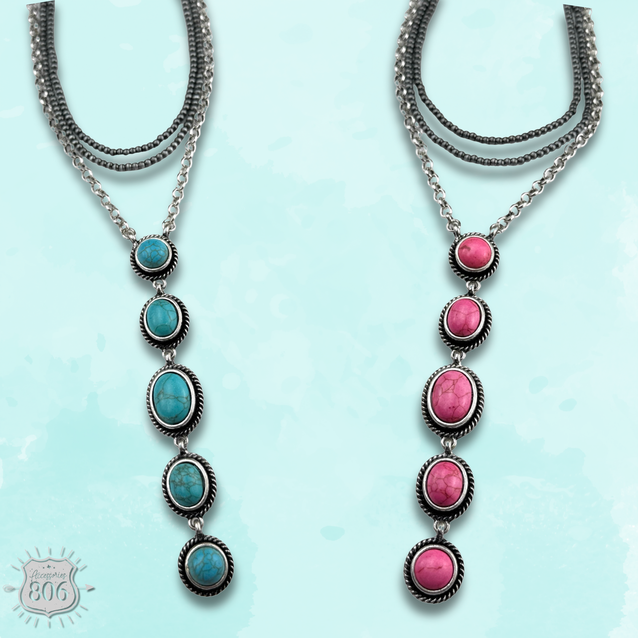 The Mercedes Drop Y Necklace - 2 Colors!