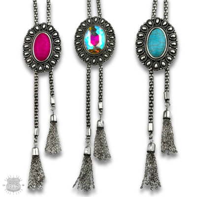 The Missoula Western Bolo Necklace - 3 Colors!