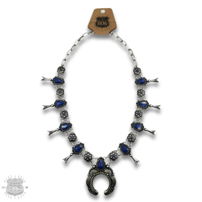 The Nadja Western Squash Blossom Necklace