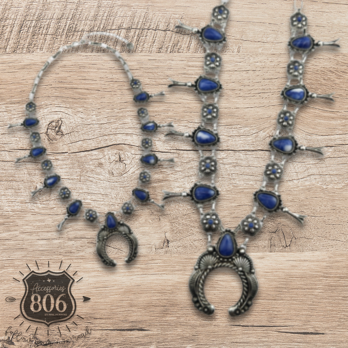 The Nadja Western Squash Blossom Necklace