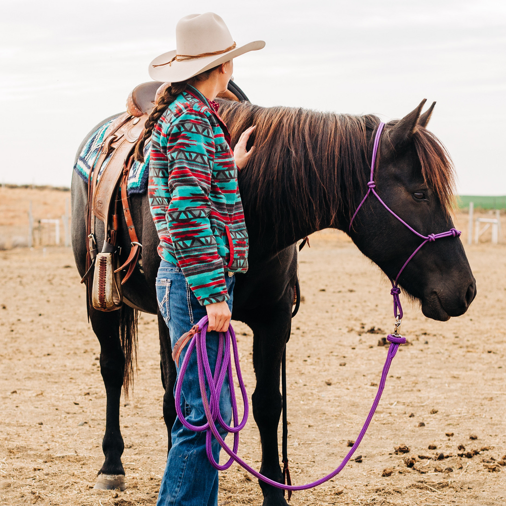 Andrea Equine 14 Ft Clinician Weighted Lead Rope w/ Snap