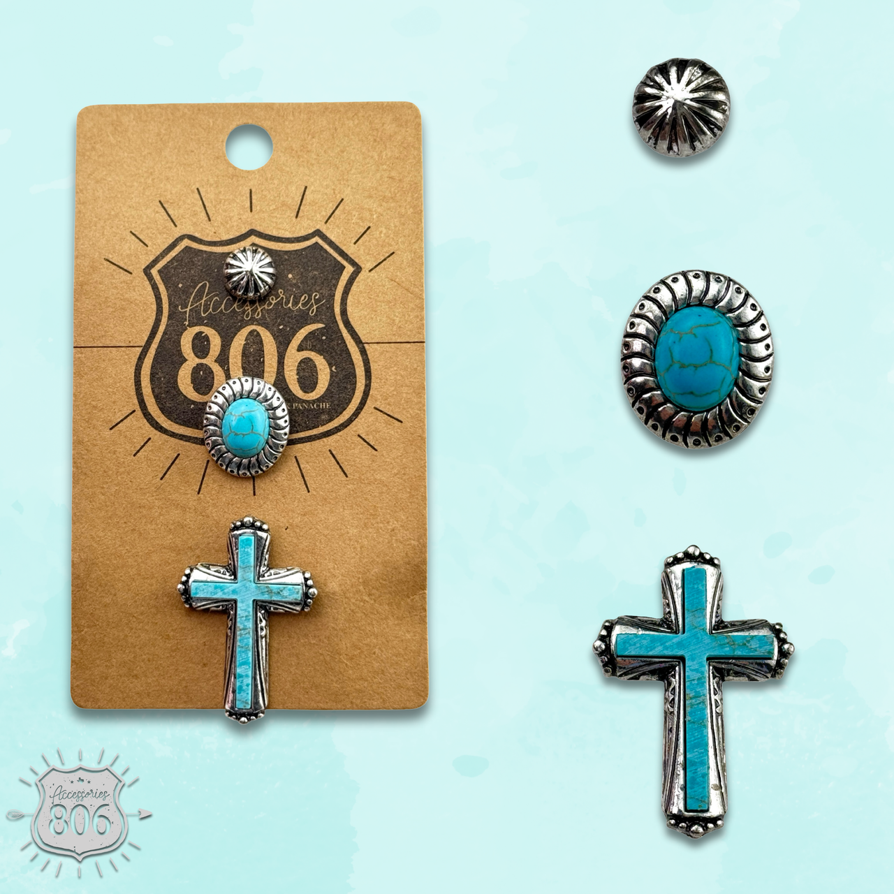 Up At The Cross Hat Pin Set