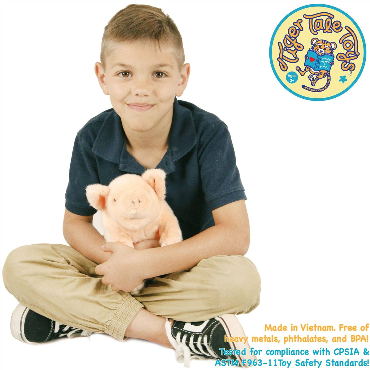 Perla the Pig 11" Plush — Western Farm Friend