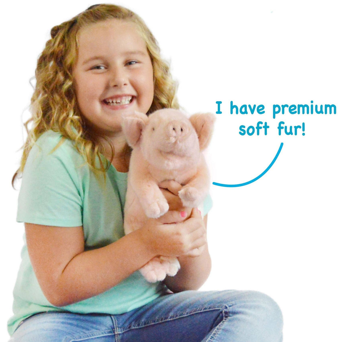 Perla the Pig 11" Plush — Western Farm Friend