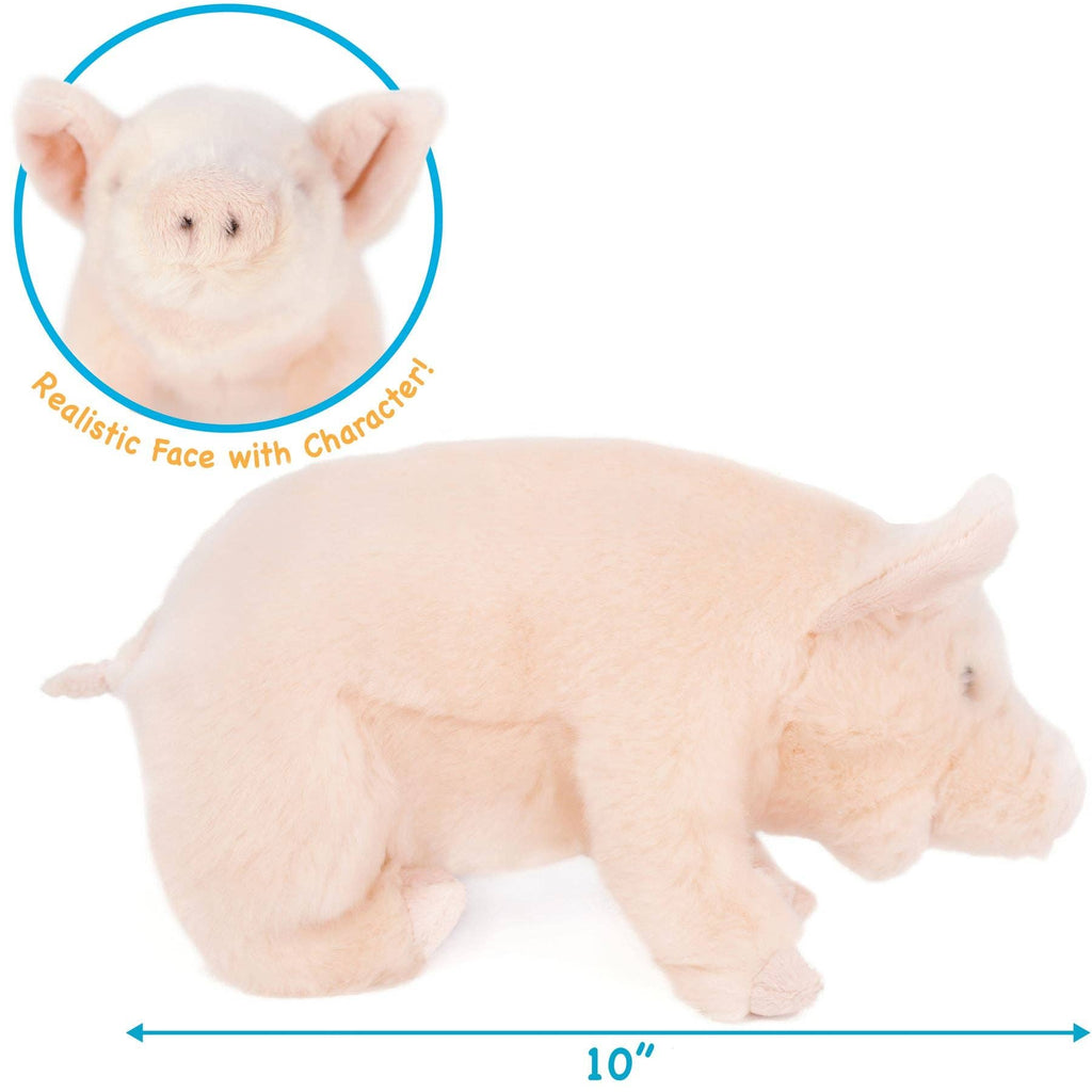 Perla the Pig 11" Plush — Western Farm Friend