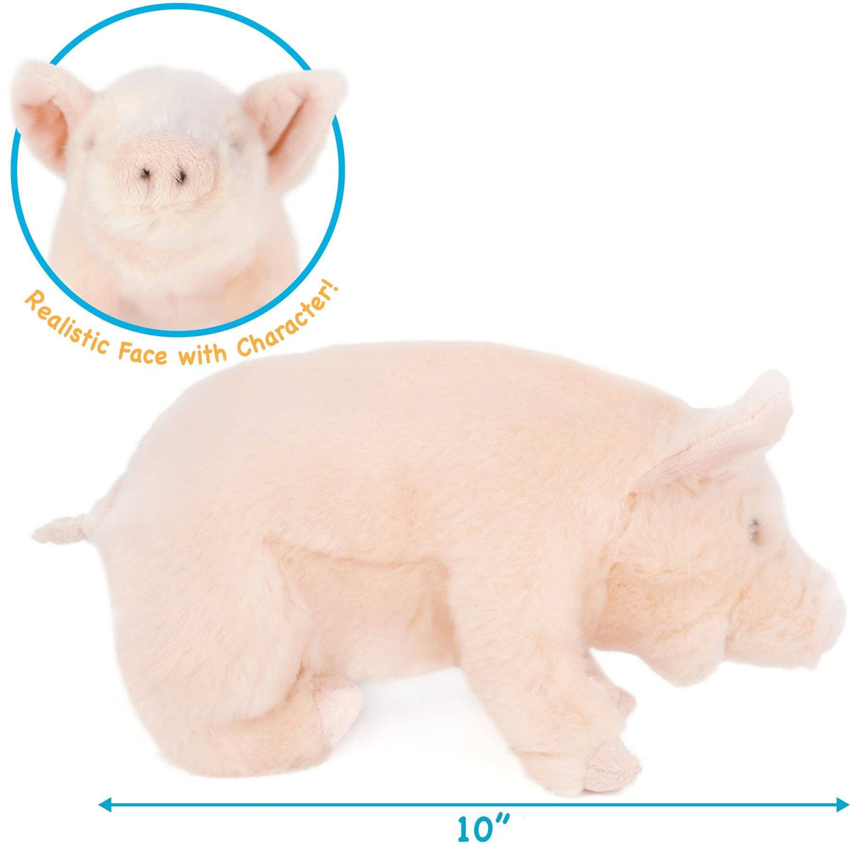 Perla the Pig 11" Plush — Western Farm Friend