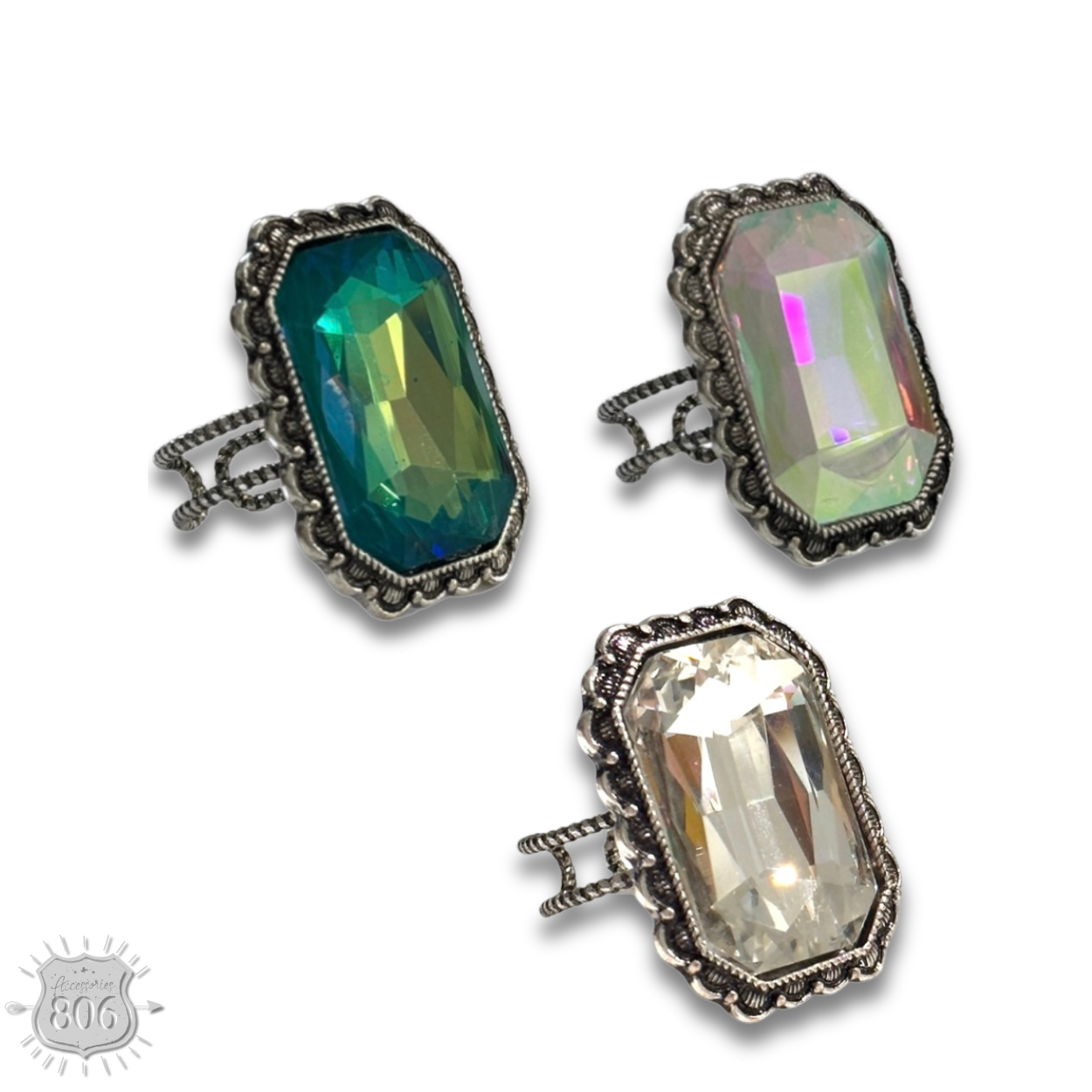 The Bozeman Rhinestone Ring - 3 Colors!