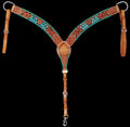 Rafter T Painted Cactus Breast Collar