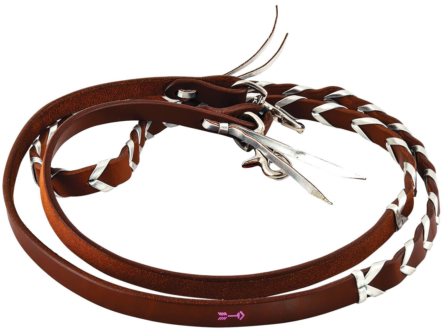 Rafter T Plaited Barrel Racing Reins - Pick Your Color!