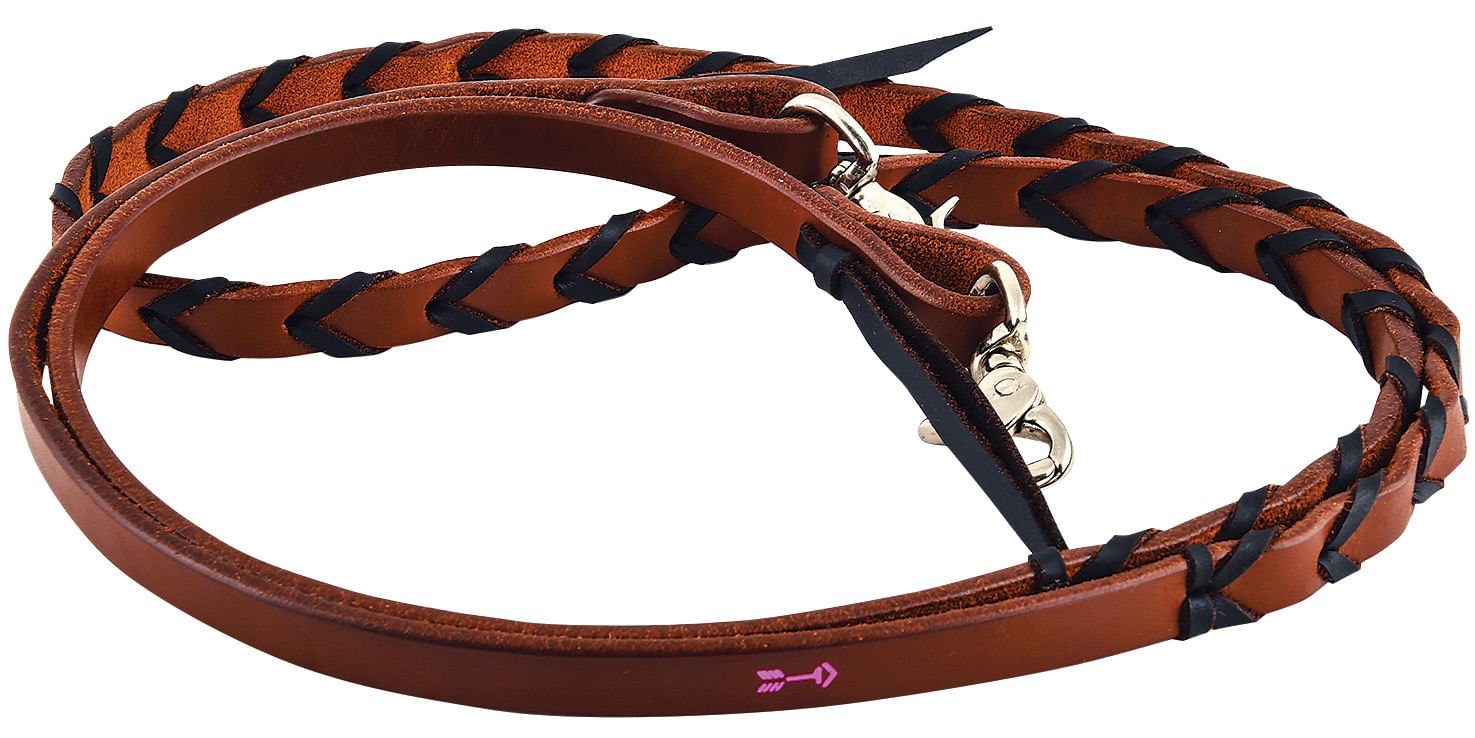 Rafter T Plaited Barrel Racing Reins - Pick Your Color!