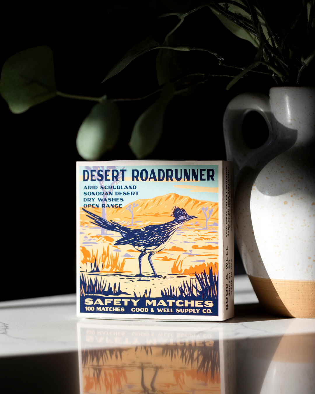 The Desert Roadrunner Cabin Matches