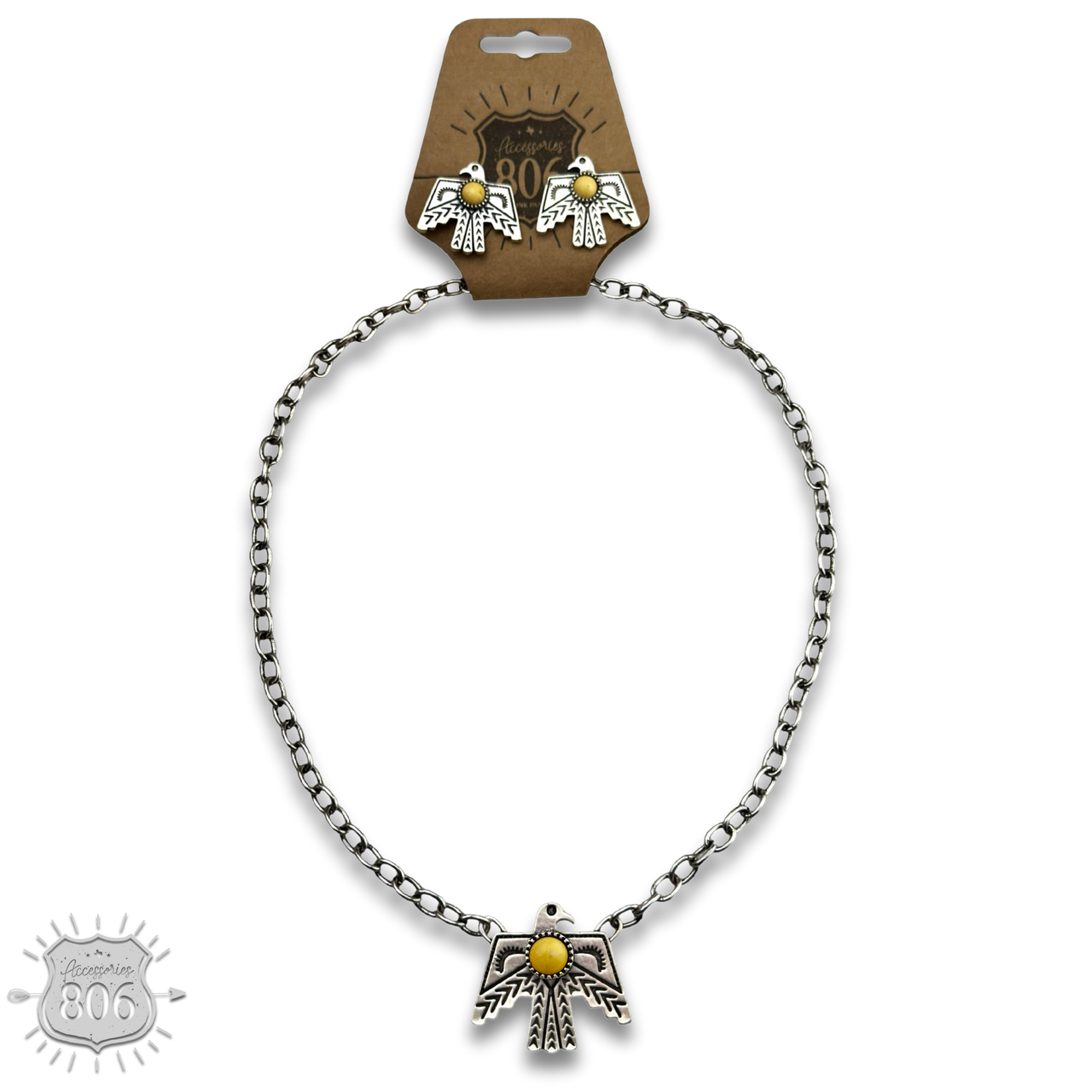 The Lubbock Thunderbird Necklace Set