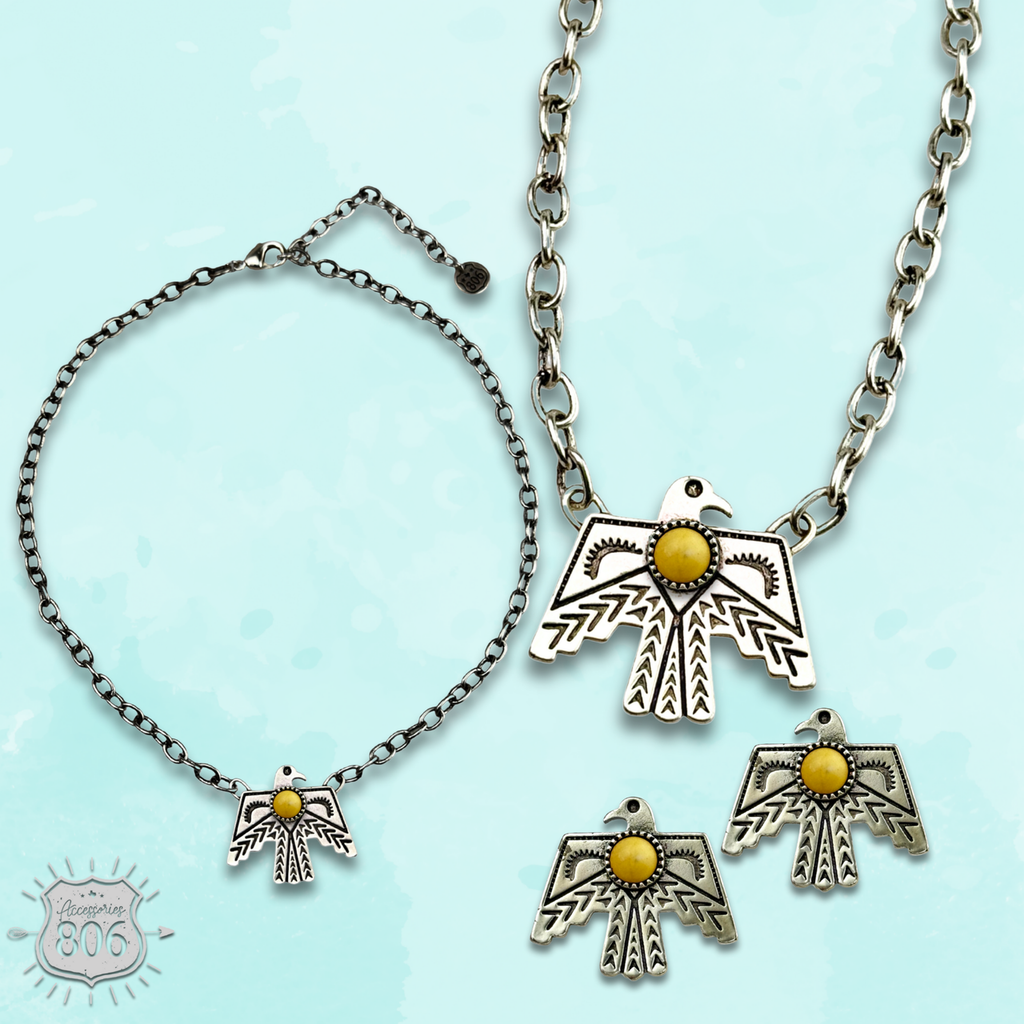 The Lubbock Thunderbird Necklace Set