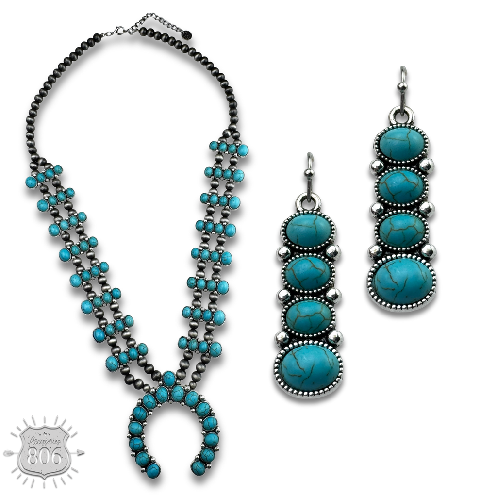 The Waco Squash Blossom Necklace Set