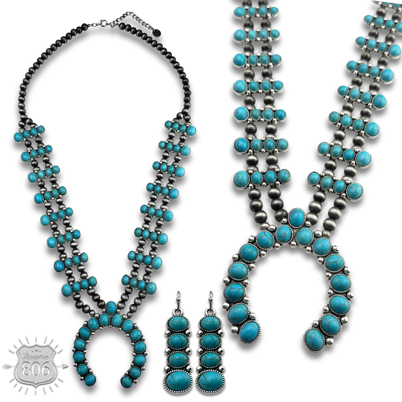The Waco Squash Blossom Necklace Set