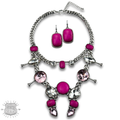 The Odessa Rhinestone Squash Blossom Necklace Set - 2 Colors!