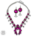 The Austin Rhinestone Squash Blossom Necklace Set - Choose Your Color!