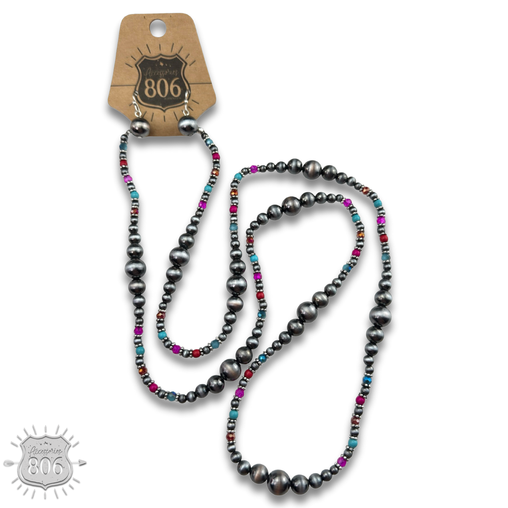 The Angelica Necklace Set - Choose Your Color!
