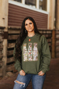 The Caller's Wife Sequin Patch Sweatshirt