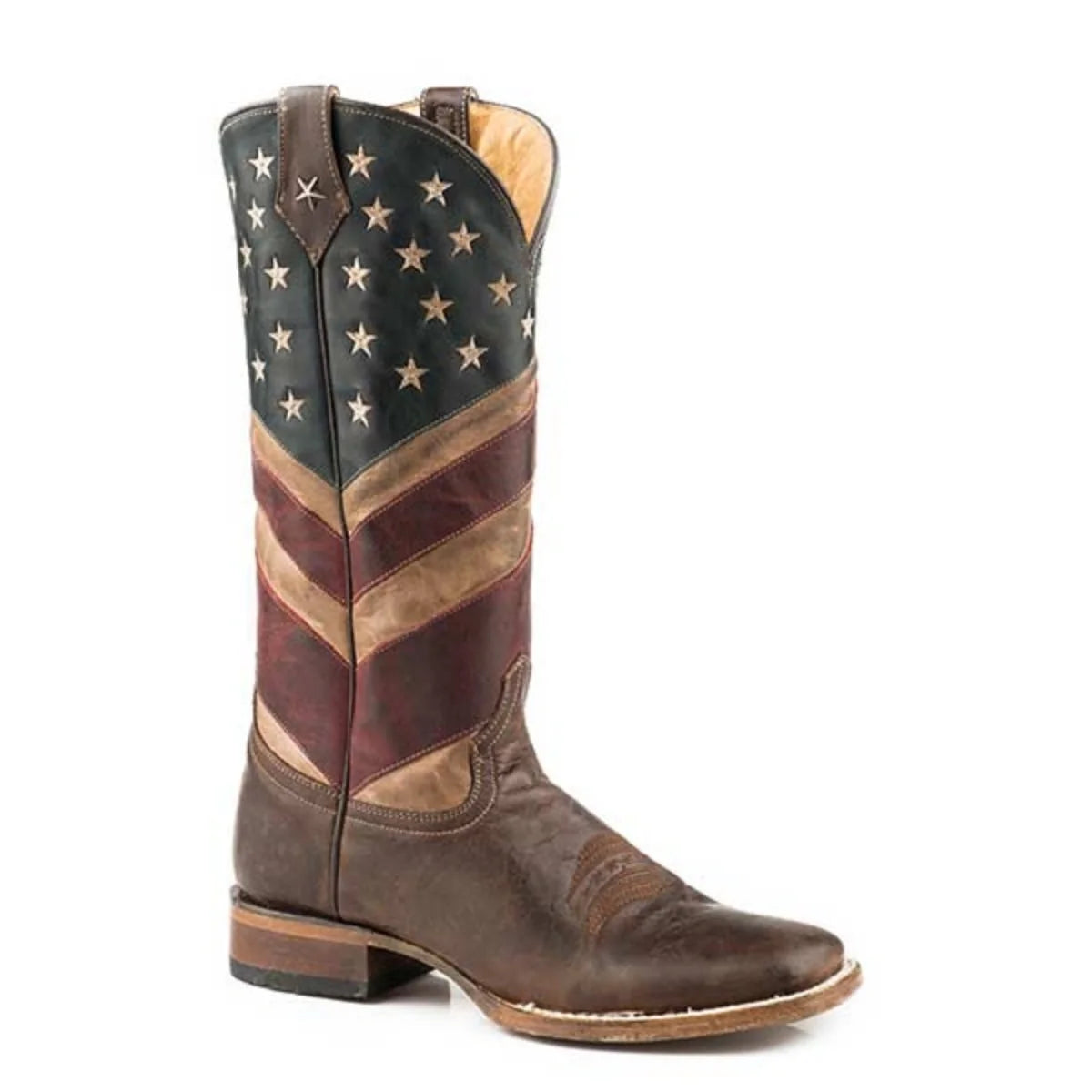 Roper Old Glory (Brown) - Women's Cowgirl Boot