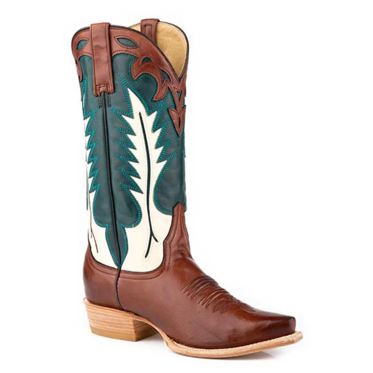 Stetson Jess (Brown) - Women's Leather Cowgirl Boot
