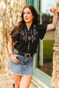 The Remington Top - Black