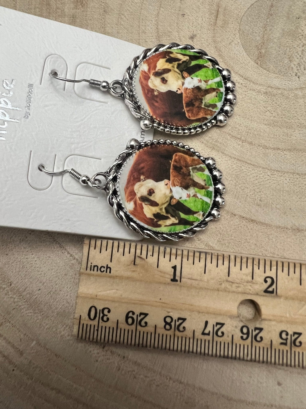 The Mama Cow Calf Fashion Earrings