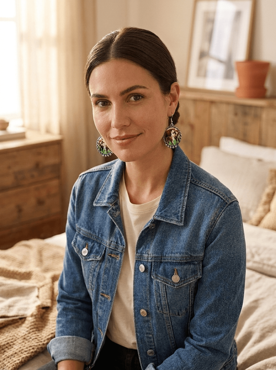 The Mama Cow Calf Fashion Earrings